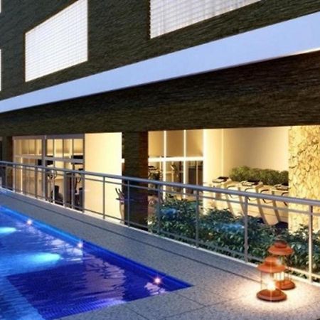 Apto Top Com Vista Pro Mar Em Condominio Completo Em Frente A Praia! Santos  Bagian luar foto