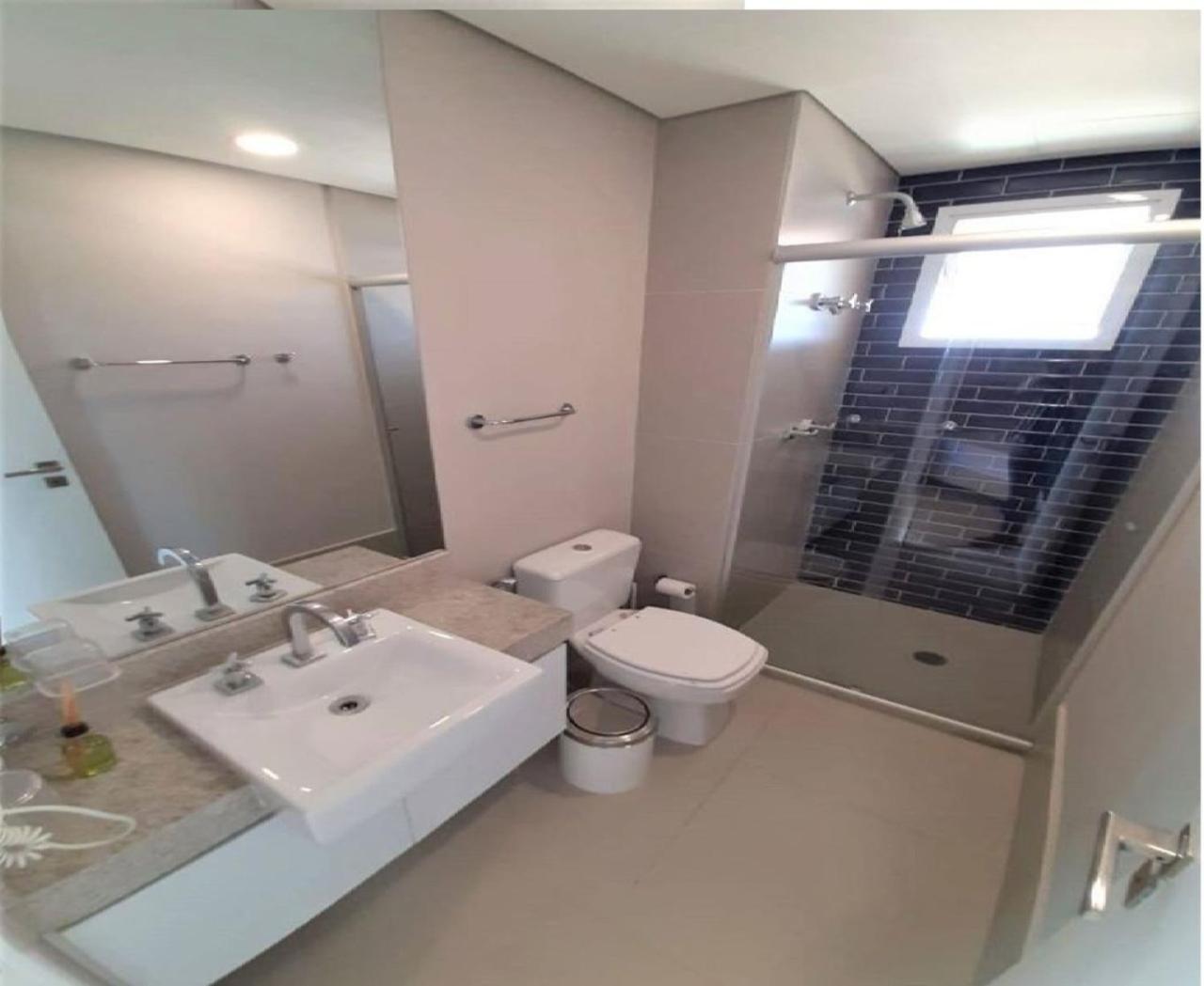 Apto Top Com Vista Pro Mar Em Condominio Completo Em Frente A Praia! Santos  Bagian luar foto